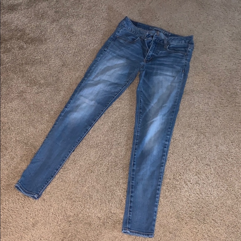 American Eagle superstretch lightwash skinny jean